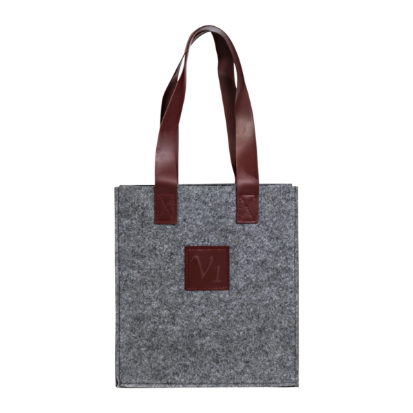 3-Bottle Felt Tote