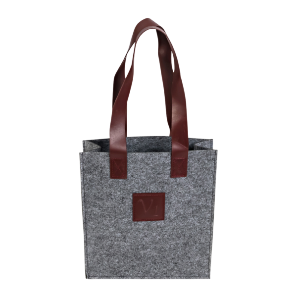 3-Bottle Felt Tote