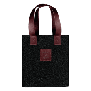 4-Bottle Felt Tote