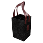 4-Bottle Felt Tote
