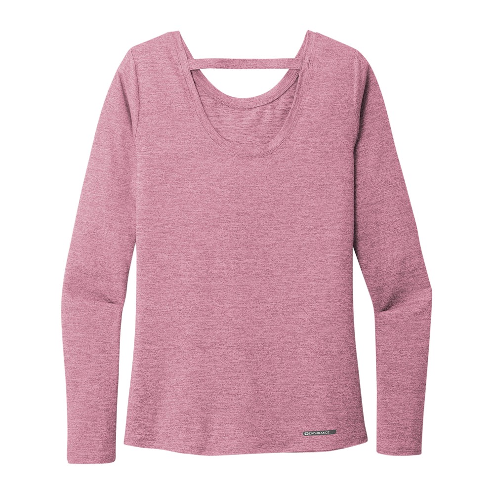 WNG-829-OGIO-ENDURANCE-Ladies-Force-Long-Sleeve-Tee-LilacHeather-8 OGIO® ENDURANCE Ladies Force Long Sleeve Tee