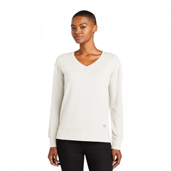 OGIO® Ladies Luuma Flex Long Sleeve V-Neck