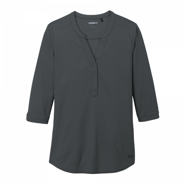 OGIO Ladies Jewel Henley