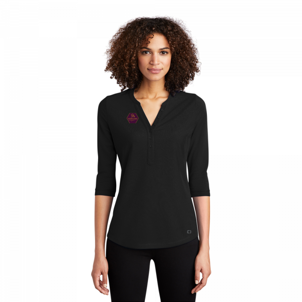 OGIO Ladies Jewel Henley