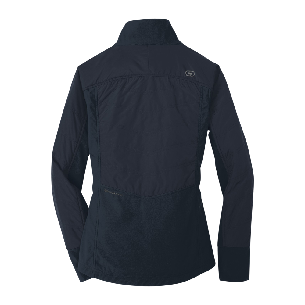 WNG-909-OGIO-ENDURANCE-Ladies-Brink-Soft-Shell-Navy-4 OGIO Ladies Brink Soft Shell