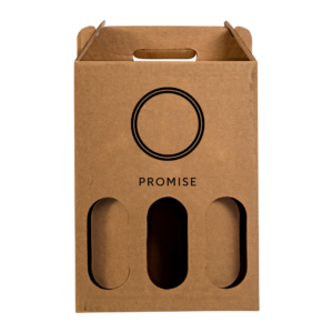 3-Bottle Cardboard Carrier