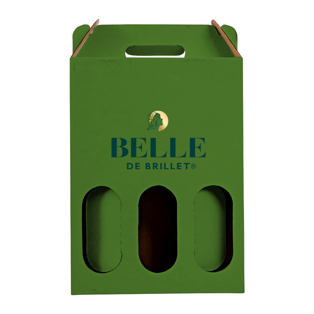 WnG-1156 3-Bottle Cardboard Carrier 364C 3-Bottle Cardboard Carrier