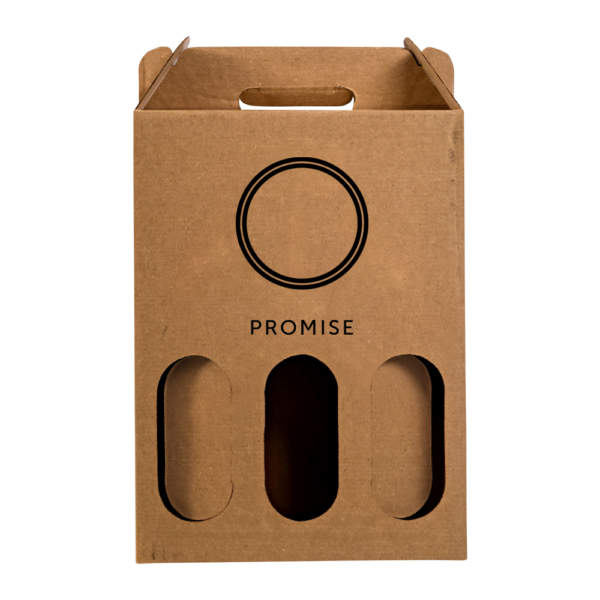 3-Bottle Cardboard Carrier