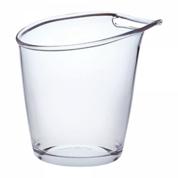 Transparent Slope Wine Bucket