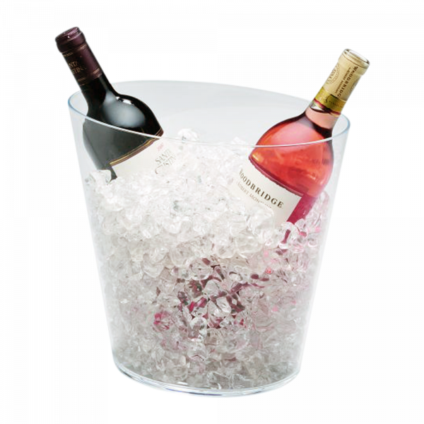 2-Bottle Oval Wine Bucket