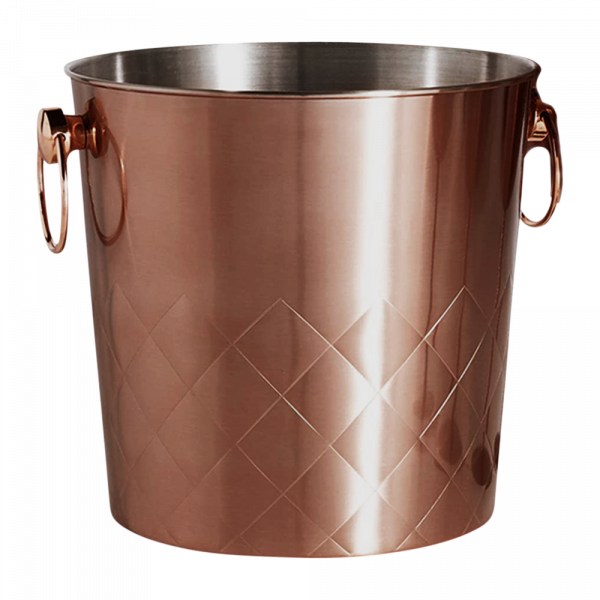 Diamond Stainless Steel Ice Bucket
