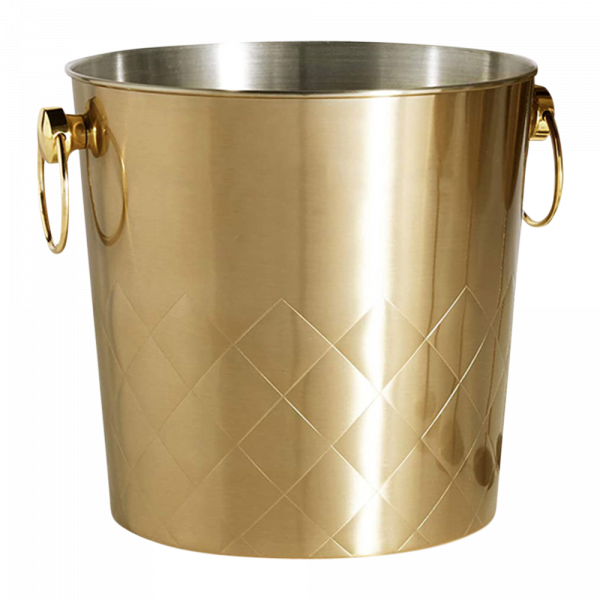 Diamond Stainless Steel Ice Bucket