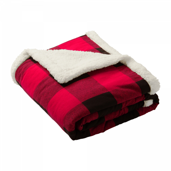 Port Authority® Flannel Sherpa Blanket