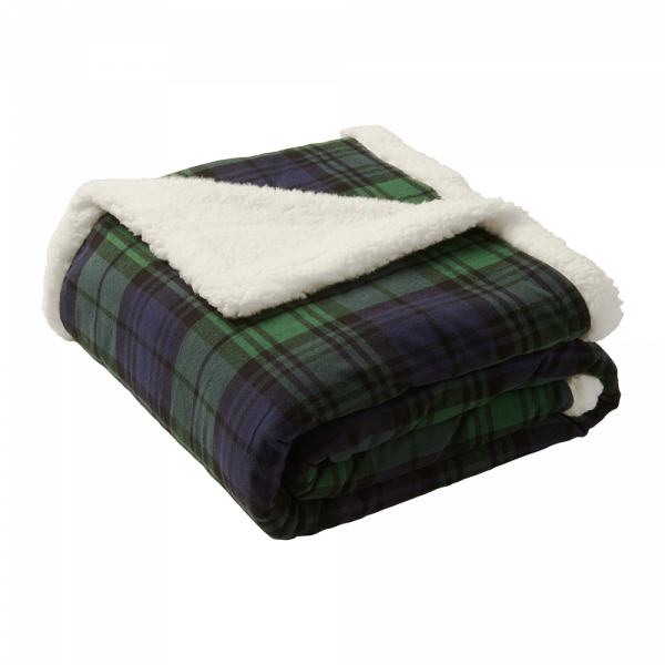 Port Authority® Flannel Sherpa Blanket