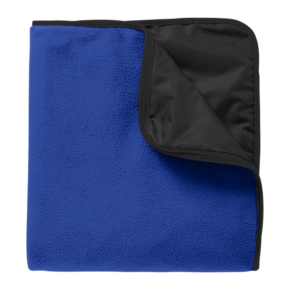 WNG-2013-Port-Authority-Travel-Blanket-10-True-Royal Port Authority® Fleece & Poly Travel Blanket