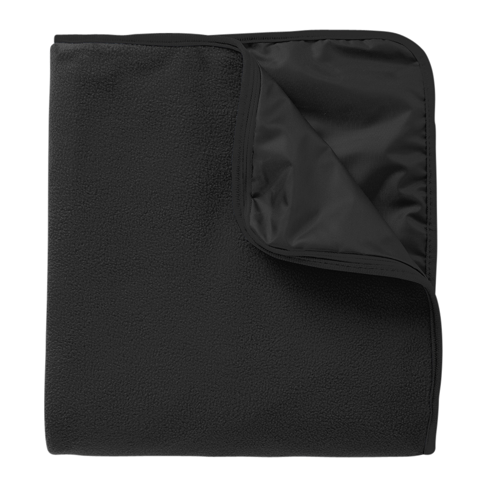 WNG-2013-Port-Authority-Travel-Blanket-2-Black Port Authority® Fleece & Poly Travel Blanket