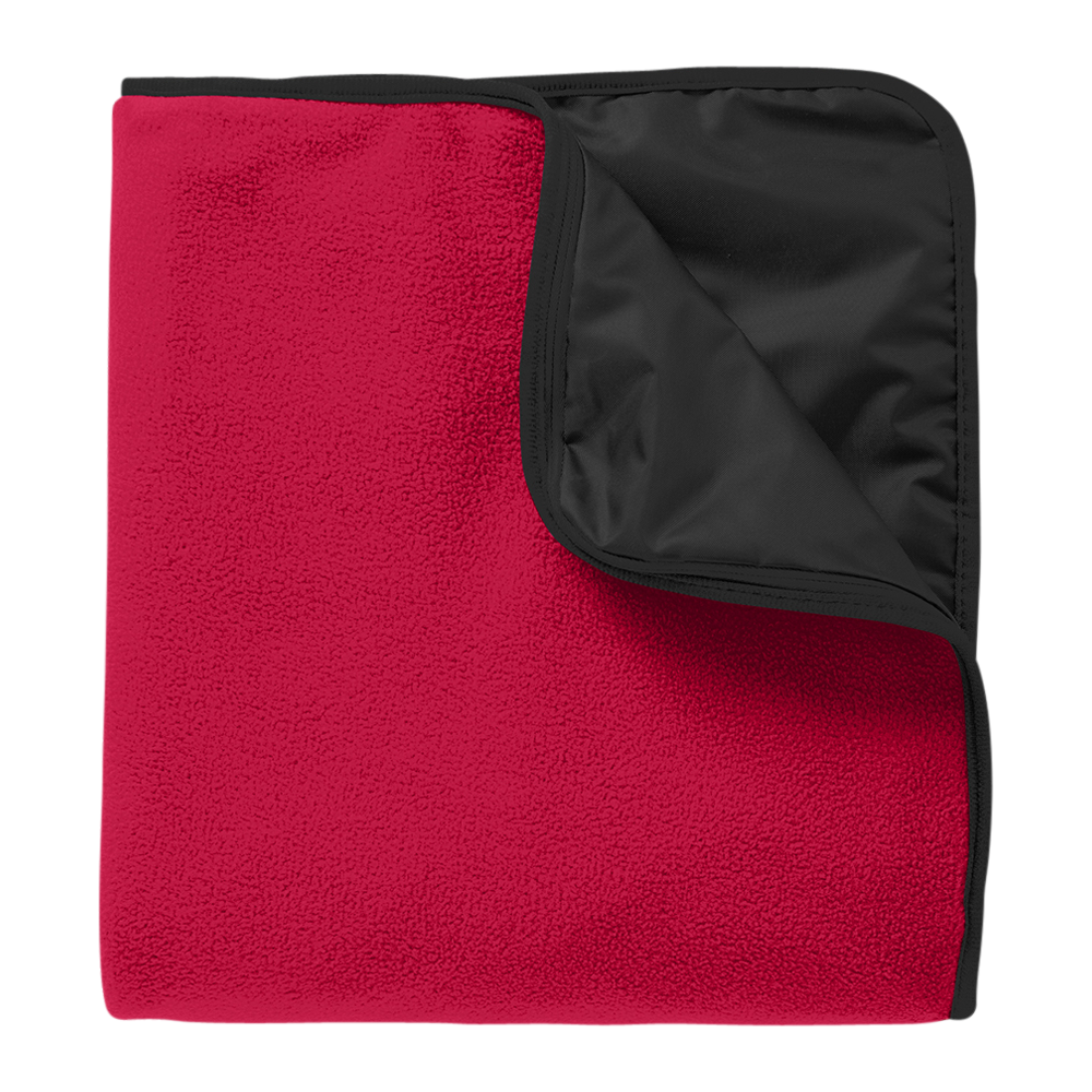 WNG-2013-Port-Authority-Travel-Blanket-6-Rich-Red Port Authority® Fleece & Poly Travel Blanket
