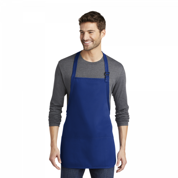 Port Authority® Medium-Length Apron with Pouch Pockets