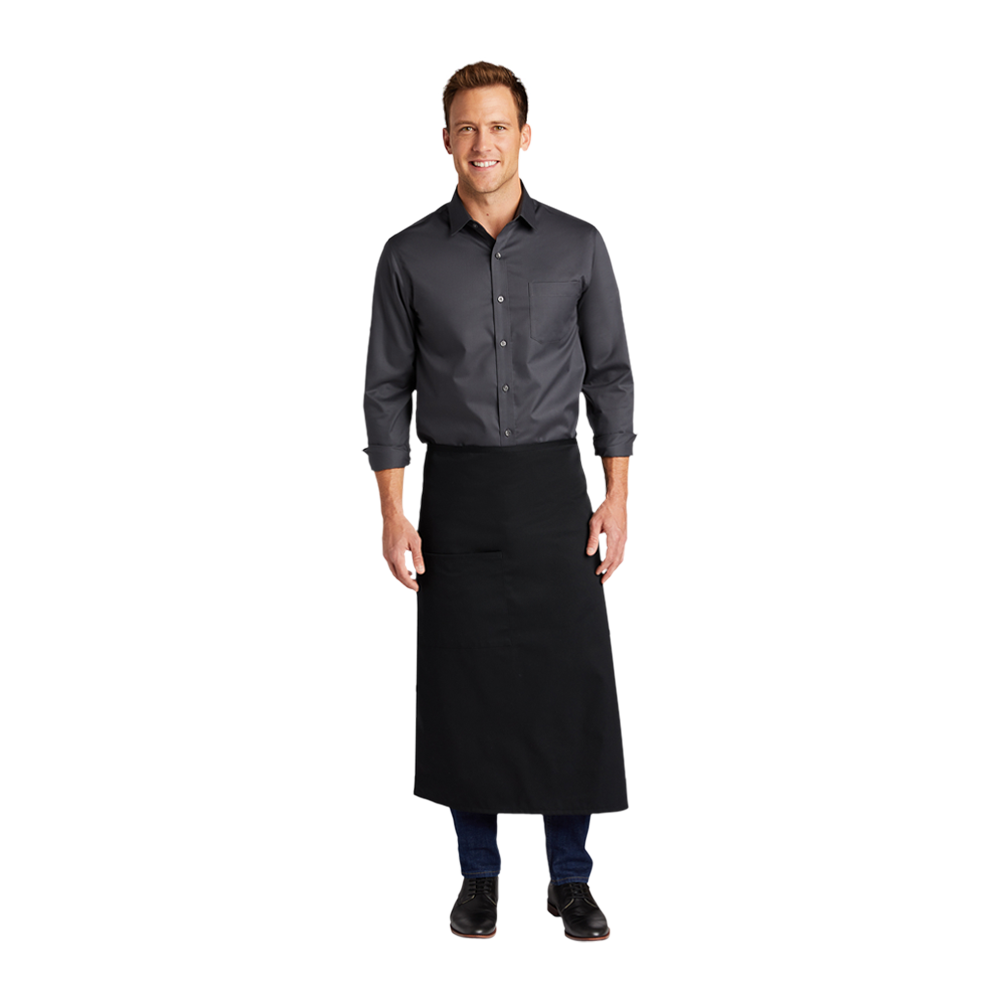 Port Authority® Easy Care Full Bistro Apron with Stain Release