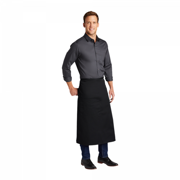 Port Authority® Easy Care Full Bistro Apron with Stain Release