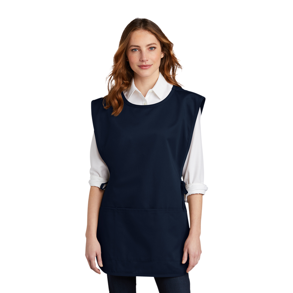 WNG-2022-Port-Authority-Cobbler-Apron-3-Navy Port Authority® Easy Care Cobbler Apron with Stain Release