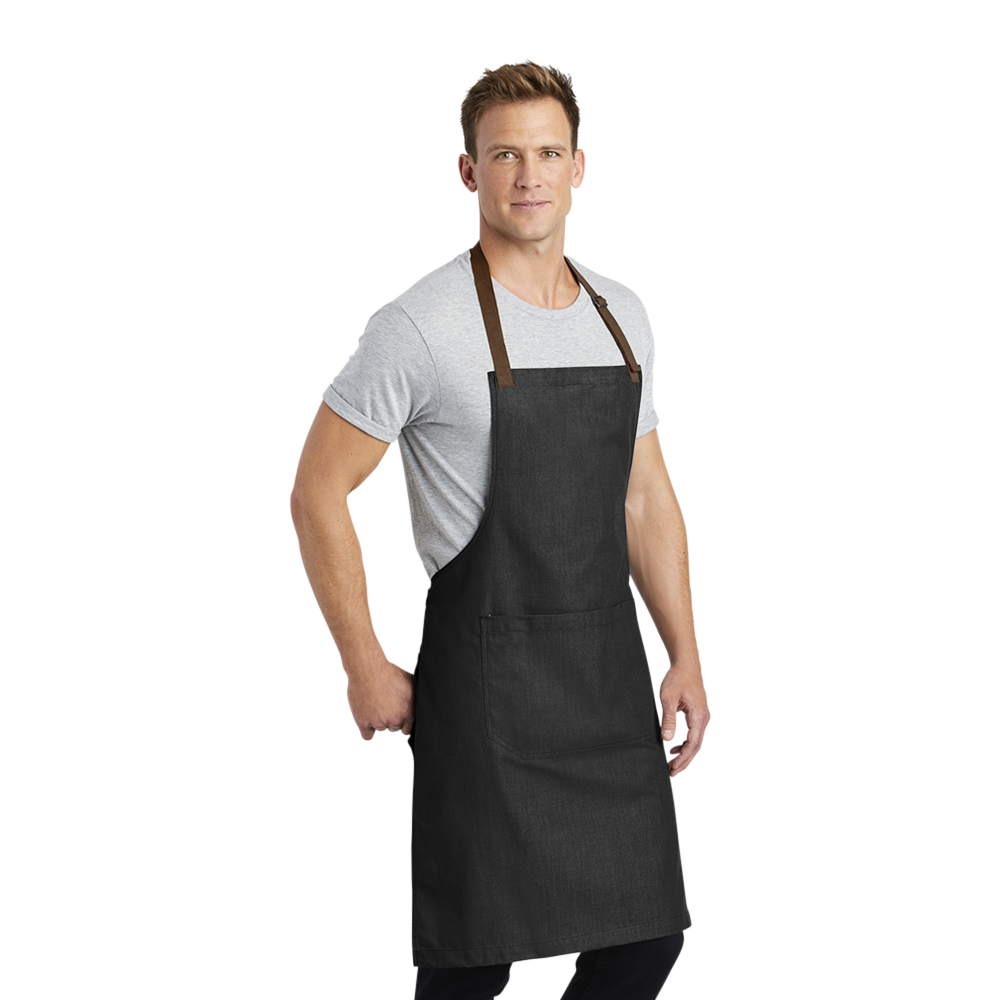 WNG-2027-Port-Authority-Market-Bib-Apron-6-Dark-Midnight Port Authority® Market Full-Length Bib Apron