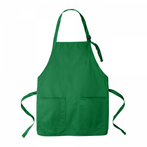 Port Authority® Medium-Length Two-Pocket Bib Apron