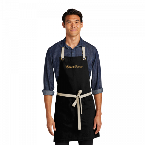 Port Authority® Canvas Full-Length Two-Pocket Apron