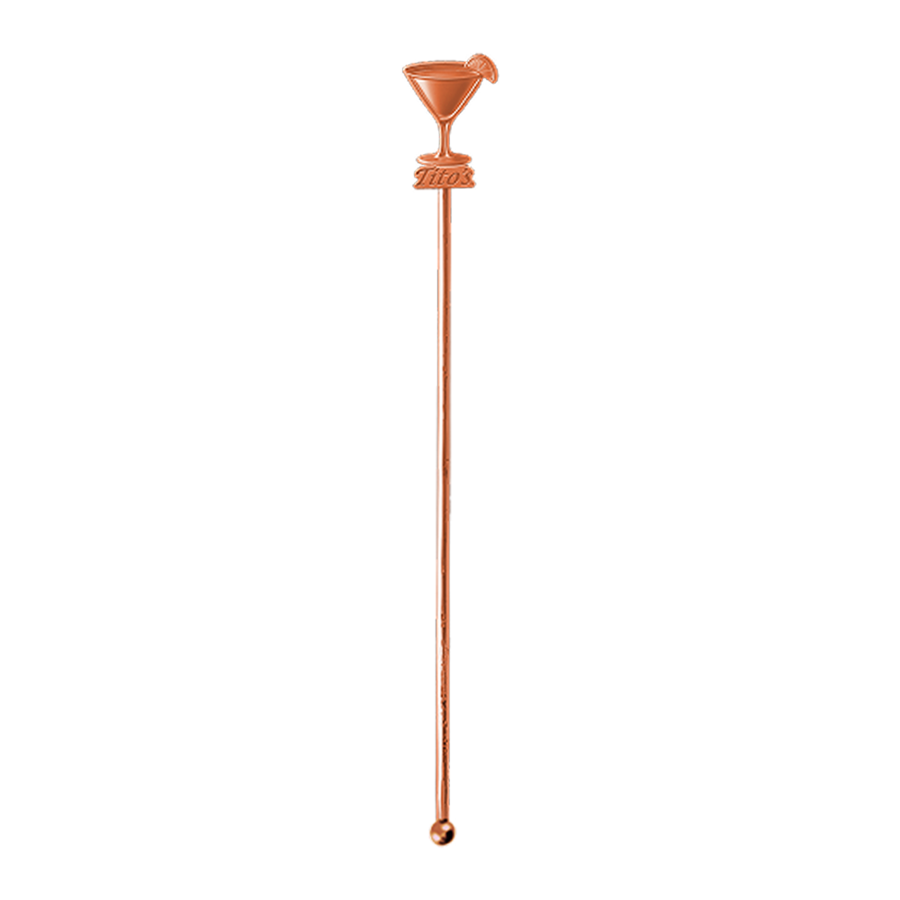 Copper Swizzle WNG-1199 Steel Swizzle Stick (Molded)
