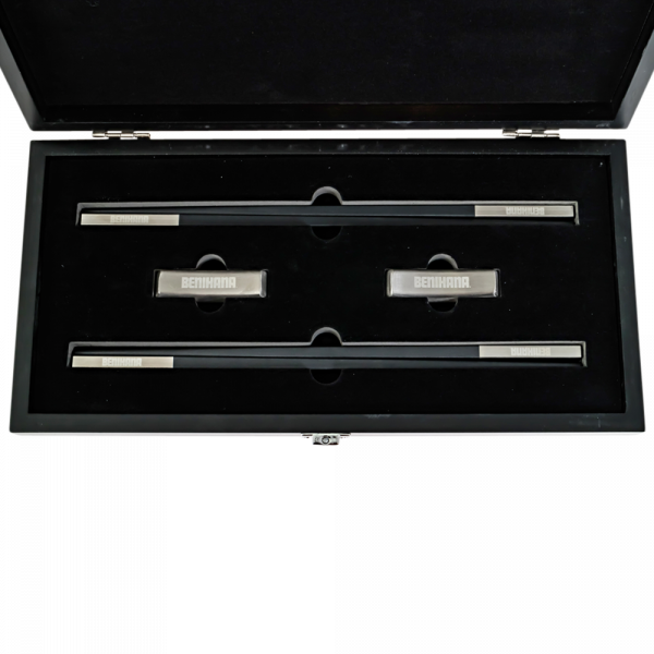 Stainless Steel Chopstick Set in Gift Box