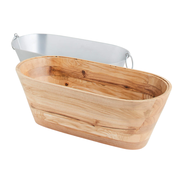 Ash Wood Beverage Tub