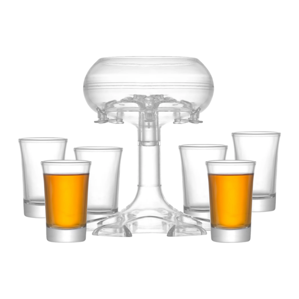 Shot Dispenser and Drinking Glass Set