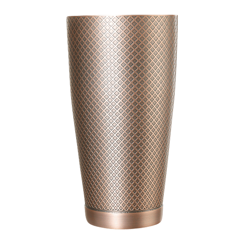 WNG-1637-Diamond-Lattice-Shaker-28oz-7-Antique-Copper 28oz. Diamond Lattice Shaker