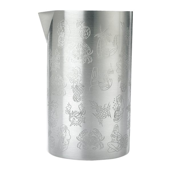 Double Wall Mixing Tin Tiki 21oz.