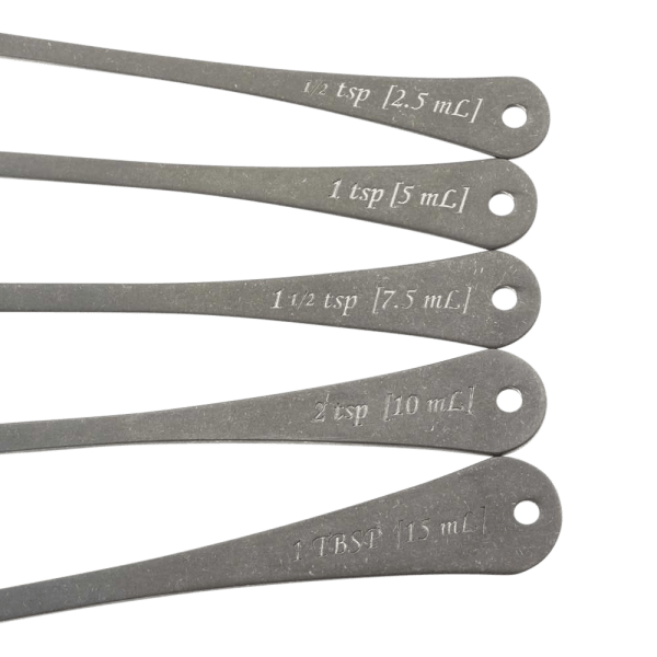 5-Piece Measured Bar Spoon Set