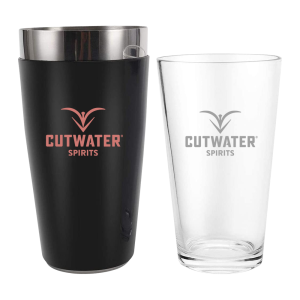 Vinyl Shaker + Pint Glass