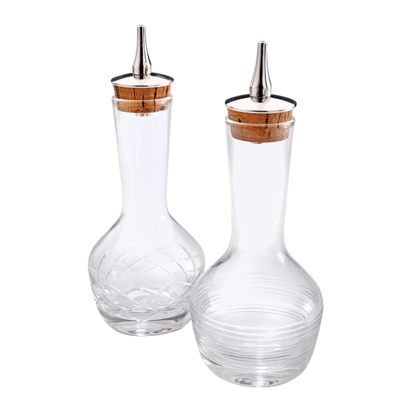 3oz. Glass Bitters Bottles Duo