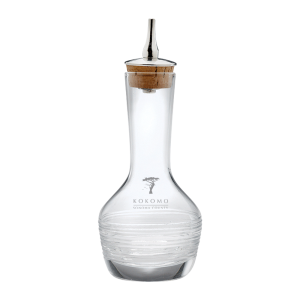 3oz. Glass Bitters Bottle Contemporary Design