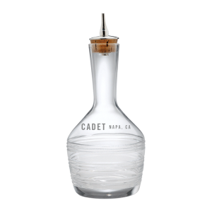 6.8oz. Glass Bitters Bottle Contemporary Design