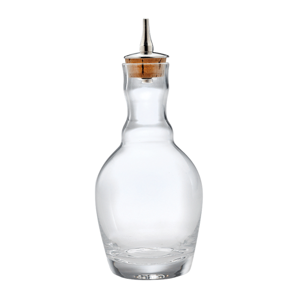 7.4-oz. Glass Bitters Bottle Genie Design