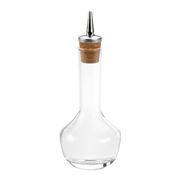 3oz. Glass Bitters Bottle Classic Design