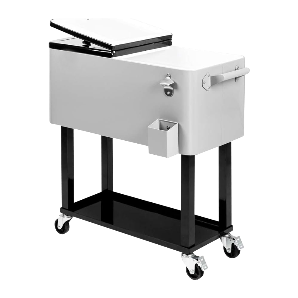 WNG-1763-Rolling-Cart-7-Gray Rolling Cooler Cart