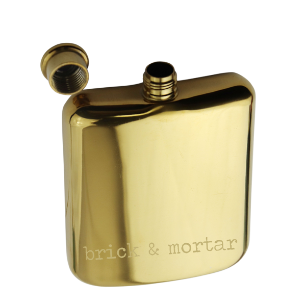 Elegant Stainless Steel Square Flask