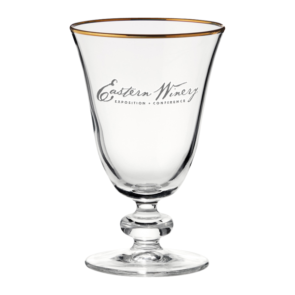 9.25oz. Gold Rimmed Goblet