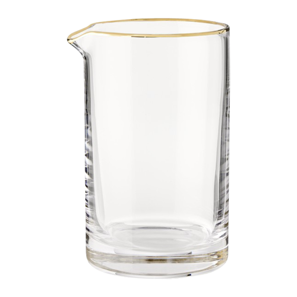 24oz. Gold Rimmed Mixing Glass