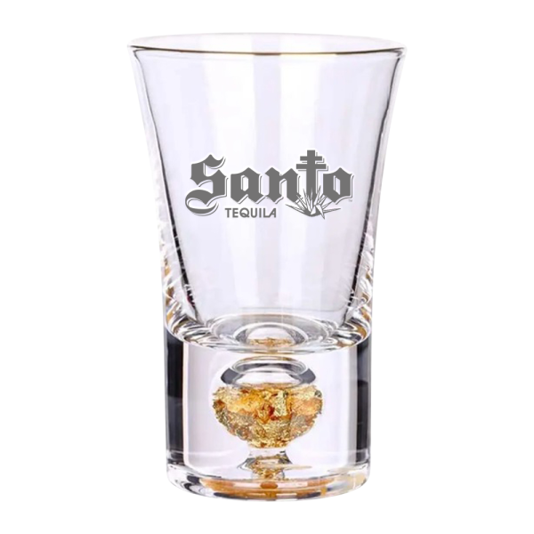 1.5oz. Gold Rimmed Shot Glass