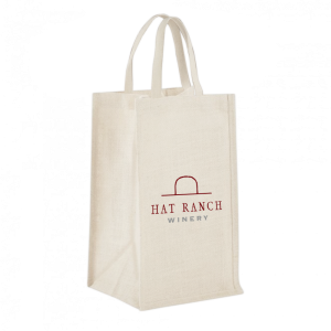 4-Bottle Heavy Cotton Canvas Tote