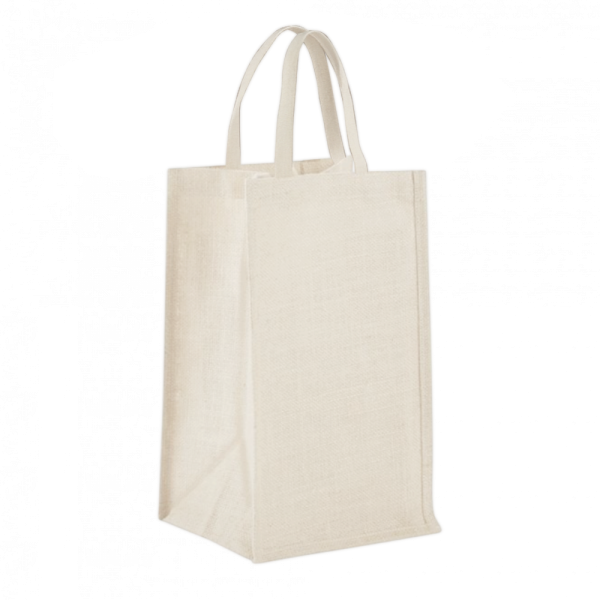 4-Bottle Heavy Cotton Canvas Tote