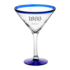 Handblown Mexican Martini Glass