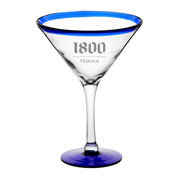 Handblown Mexican Martini Glass